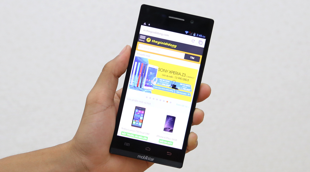 Điện thoại Mobiistar LAI 504C Màu Đen