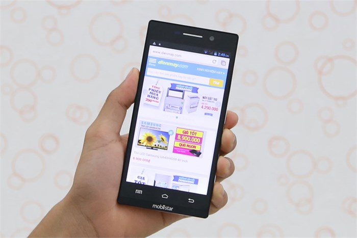 Điện thoại Mobiistar LAI 504C Màu Trắng