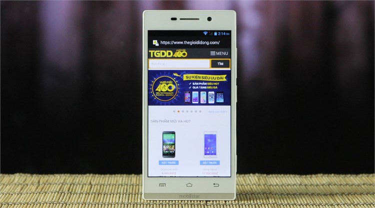 Điện thoại Mobiistar LAI 504C Màu Trắng