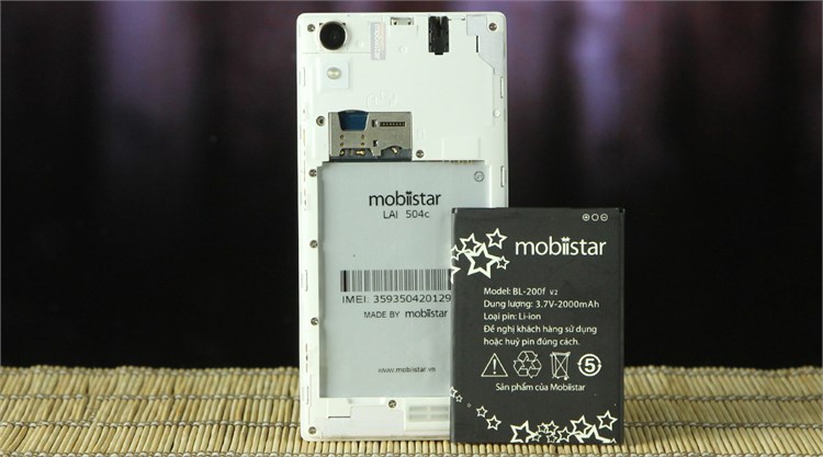 Điện thoại Mobiistar LAI 504C Màu Trắng