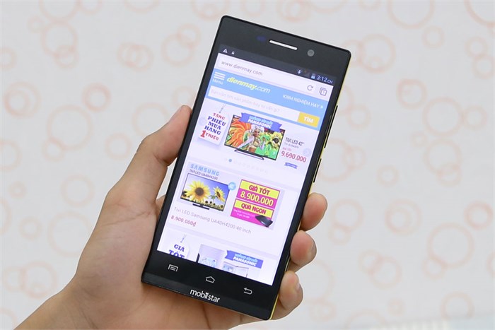 Điện thoại Mobiistar LAI 504C Màu Vàng