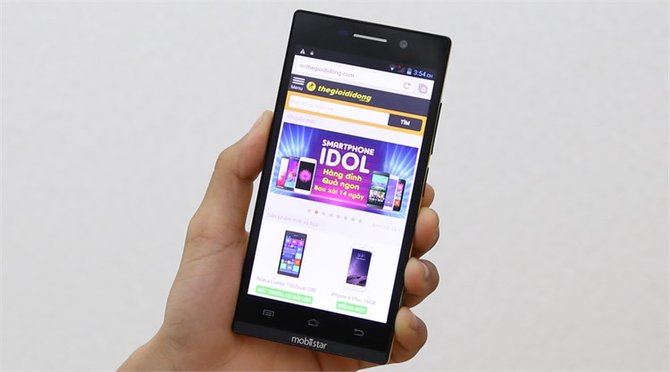 Điện thoại Mobiistar LAI 504C Màu Vàng