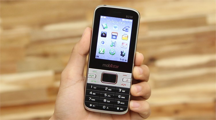 Điện thoại Mobiistar B238 Màu Đen
