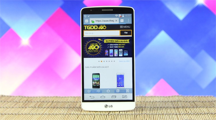 Điện thoại LG G3 Stylus Màu Trắng