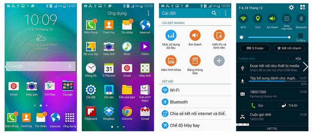 Các giao diện của Android 4.4 Các giao diện của Android 4.4