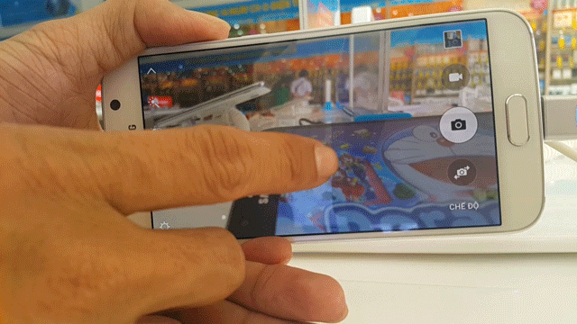Khả năng lấy nét trên điện thoại Samsung Galaxy S6