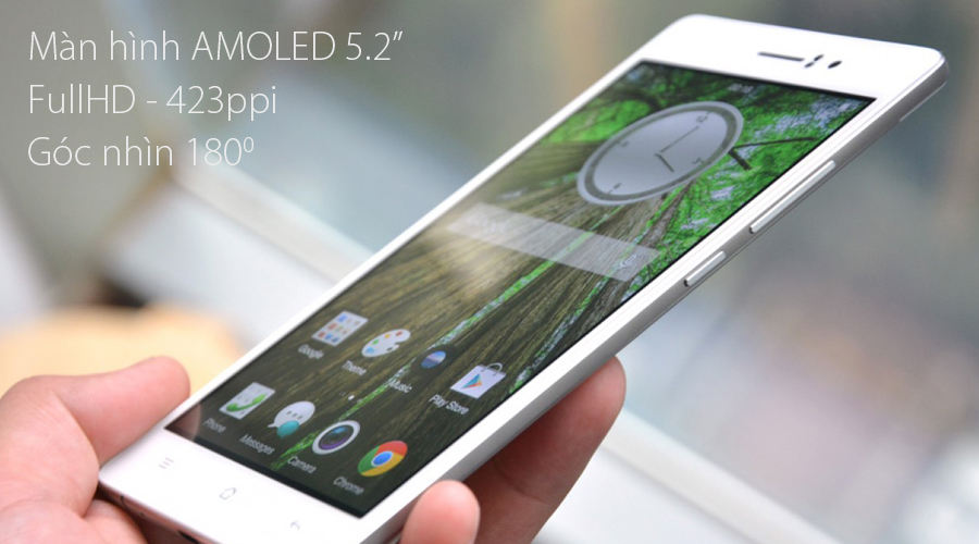 <p>M&agrave;n h&igrave;nh 5.2 FullHD cho khả năng hiển thị cực kỳ sắc n&eacute;t</p>