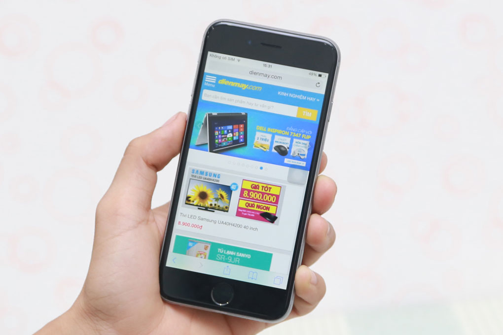 Điện thoại iPhone 6 64GB Màu Xám đậm