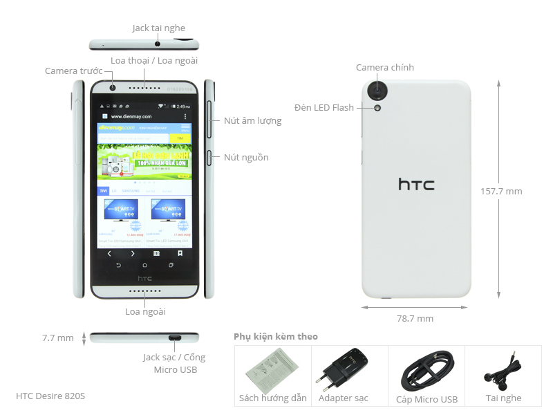 HTC Desire 820S