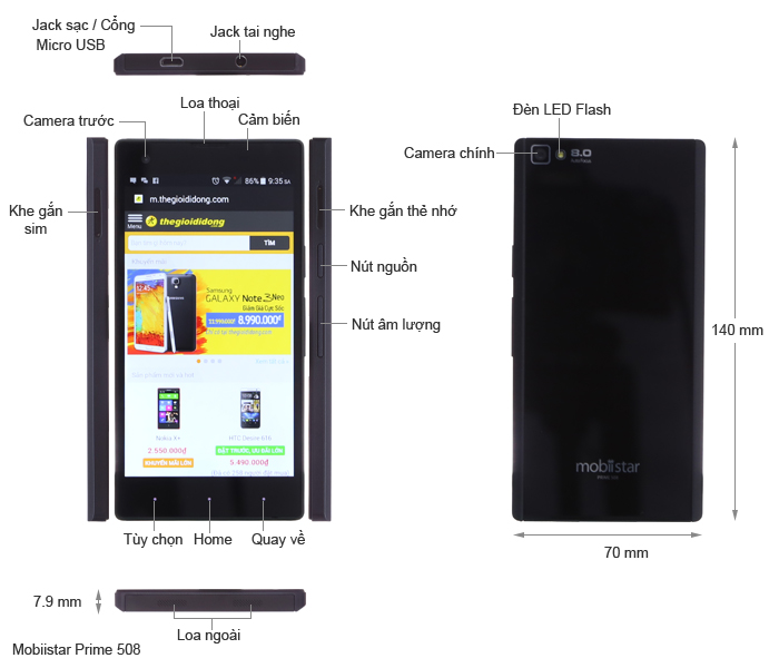 MOBIISTAR PRIME 508 Lite