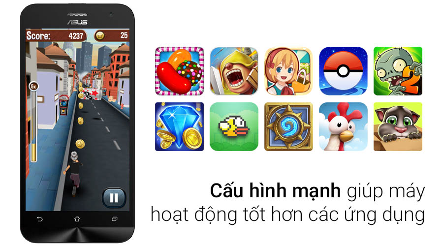 Điện thoại Asus Zenfone 2 2.3Ghz/4G/32G