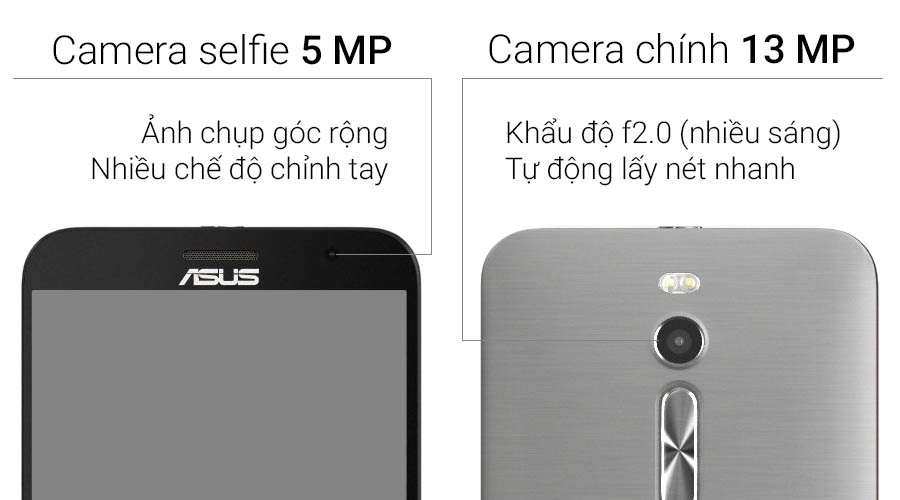 Điện thoại Asus Zenfone 2 2.3Ghz/4G/32G