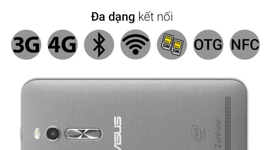Điện thoại Asus Zenfone 2 2.3Ghz/4G/32G
