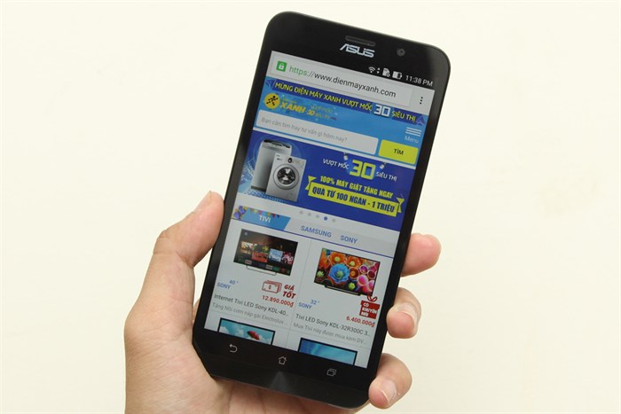 Điện thoại Asus Zenfone 2 2.3Ghz/4G/32G Màu Đen