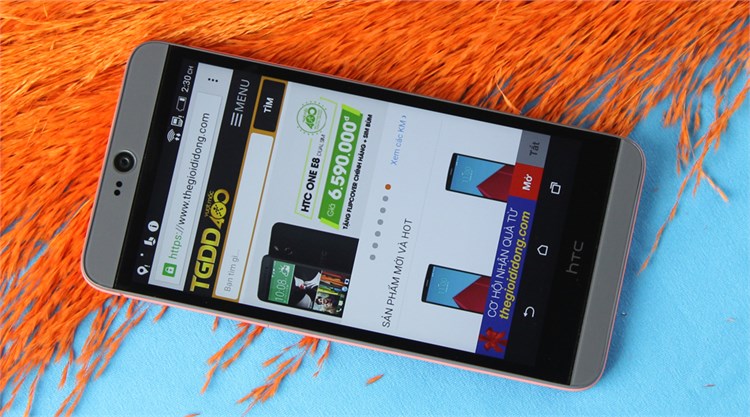 Điện thoại HTC Desire 826 Màu Tím hồng