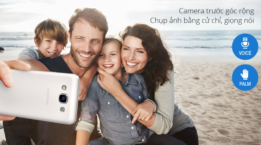 <p>Camera trước g&oacute;c rộng c&ugrave;ng h&agrave;ng loạt t&iacute;nh năng hỗ trợ th&uacute; vị cho trải nghiệm selfie vượt trội</p>