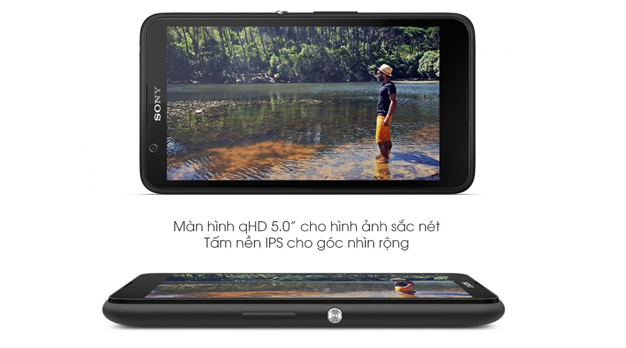 <p>E4 được trang bị một m&agrave;n h&igrave;nh 5.0" qHD cho khả năng hiển thị h&igrave;nh ảnh kh&aacute;, b&ecirc;n cạnh đ&oacute; l&agrave; tấm nền IPS gi&uacute;p tăng g&oacute;c nh&igrave;n rộng hơn</p>