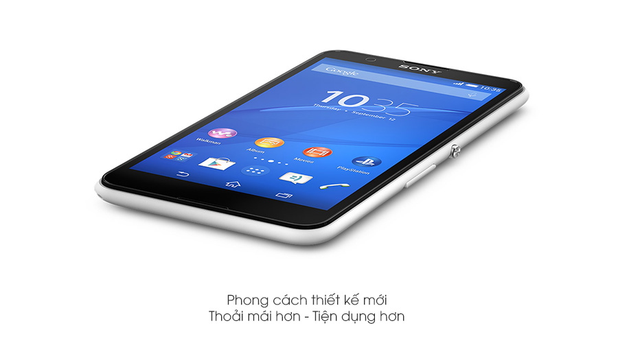 <p>E4 l&agrave; phi&ecirc;n bản mới nhất của d&ograve;ng E-Series với m&agrave;n h&igrave;nh 5.0" v&agrave; thiết kế bo tr&ograve;n mới, cho cảm gi&aacute;c cầm tay thoải m&aacute;i hơn</p>