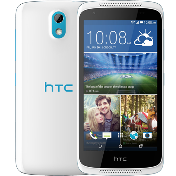 Điện thoại HTC Desire 526G Màu Trắng - Xanh