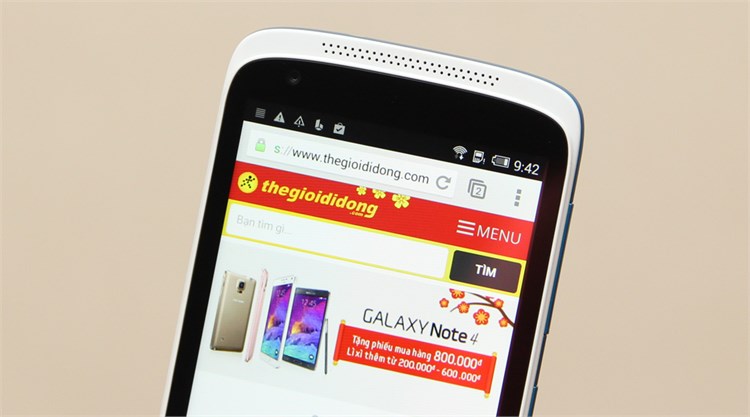 Điện thoại HTC Desire 526G Màu Trắng - Xanh