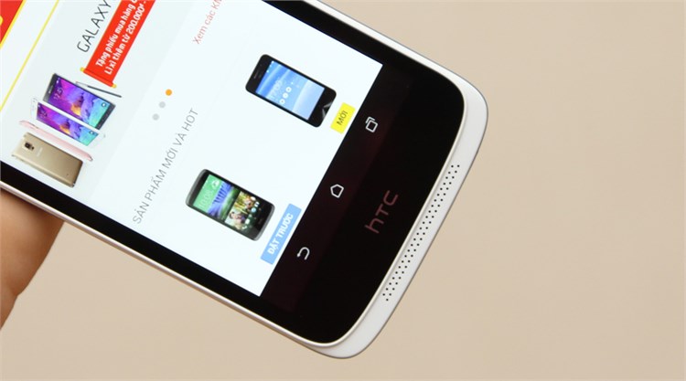 Điện thoại HTC Desire 526G Màu Trắng - Xanh