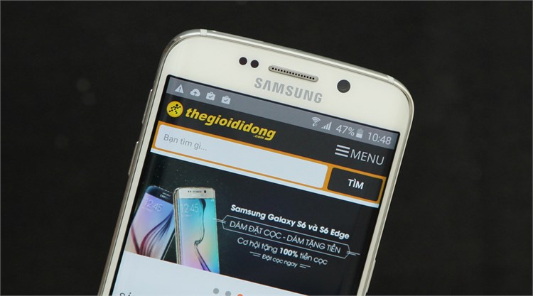 Điện thoại Samsung Galaxy S6 Edge 32GB Màu Trắng