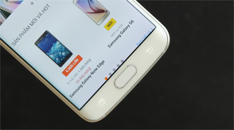 Điện thoại Samsung Galaxy S6 Edge 32GB Màu Trắng