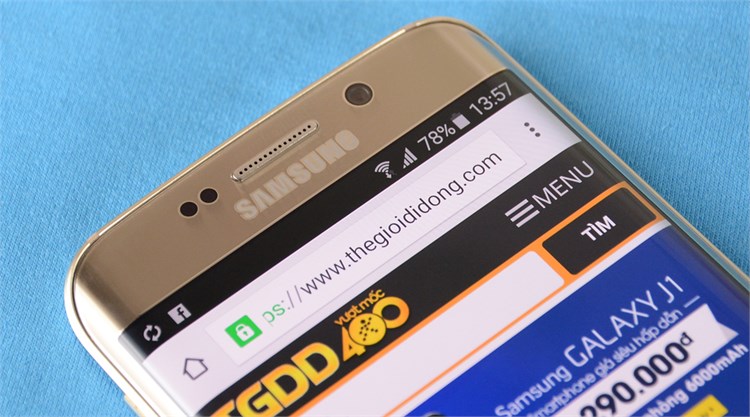 Điện thoại Samsung Galaxy S6 Edge 32GB Màu Vàng đồng