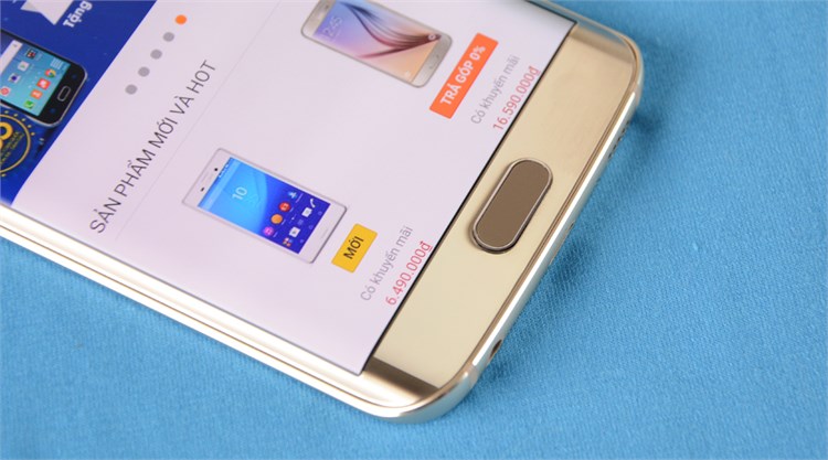 Điện thoại Samsung Galaxy S6 Edge 32GB Màu Vàng đồng