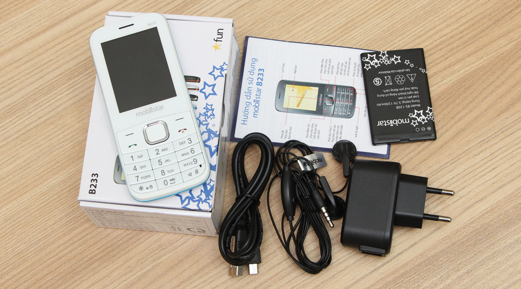 Bộ sản phẩm gồm: Hộp, Pin, Sạc, Tai nghe, Sách hướng dẫn