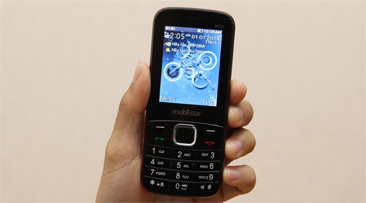 Điện thoại Mobiistar B233 Màu Đen - Đỏ
