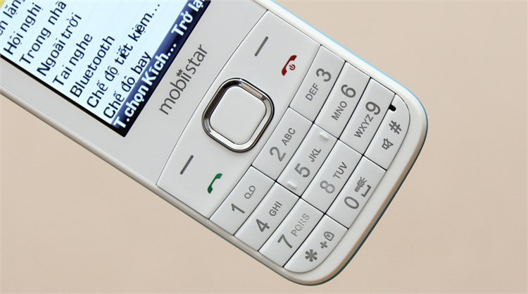 Điện thoại Mobiistar B233 Màu Trắng - Xanh