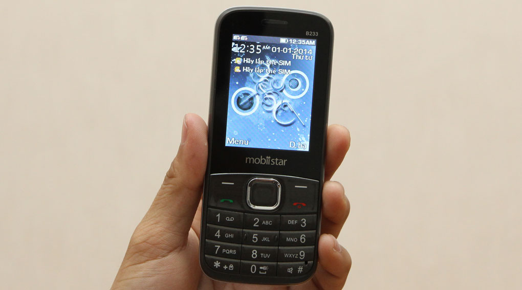 Điện thoại Mobiistar B233 Màu Xám
