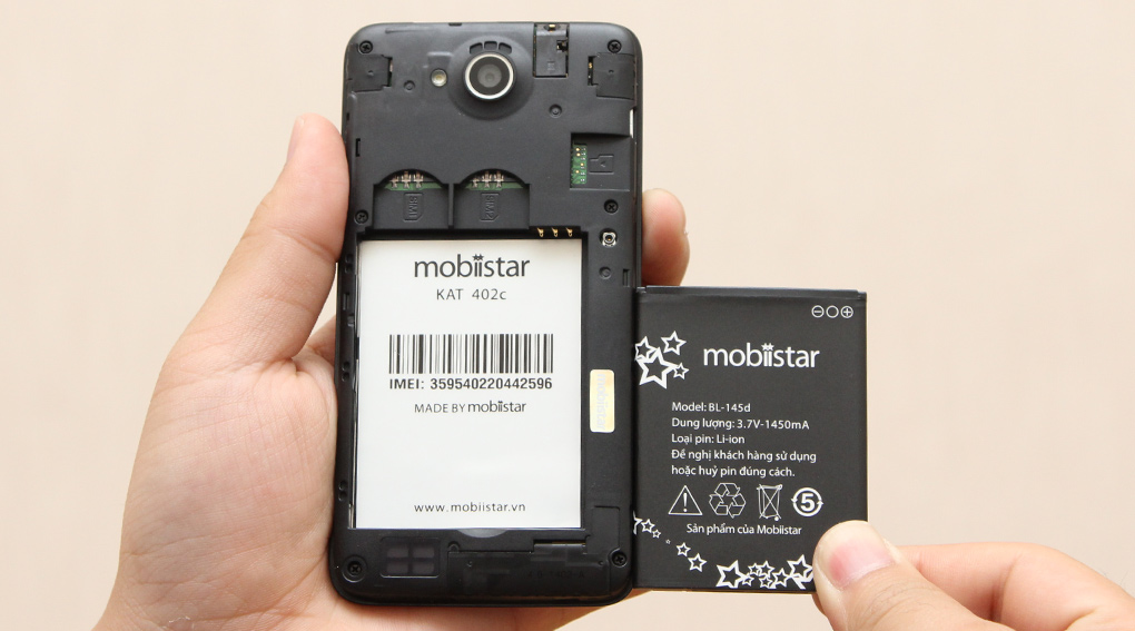 Điện thoại Mobiistar KAT 402C Màu Trắng