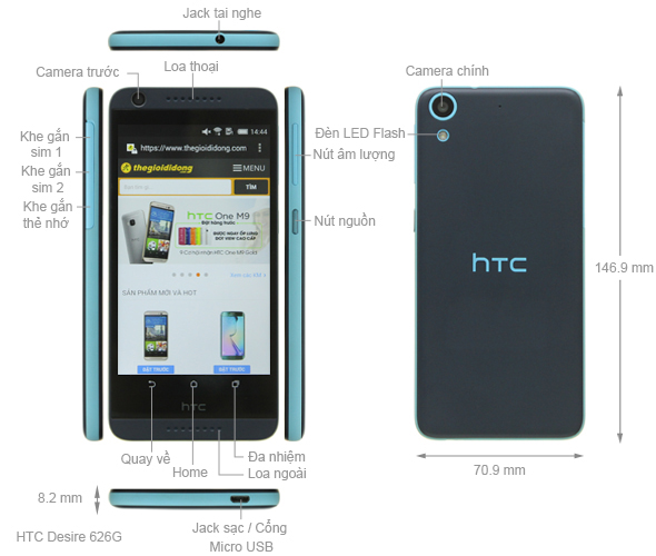 HTC DESIRE 626G