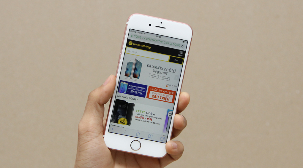 Điện thoại iPhone 6s 16GB Màu Vàng Hồng