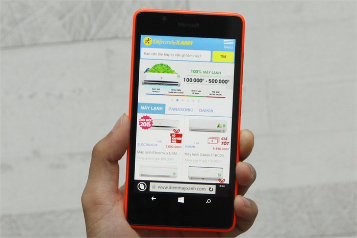 Điện thoại Microsoft Lumia 540 Màu Cam