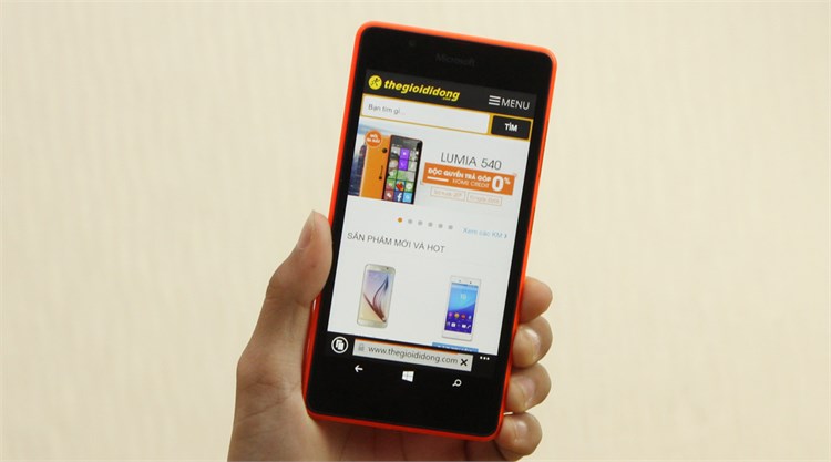 Điện thoại Microsoft Lumia 540 Màu Cam