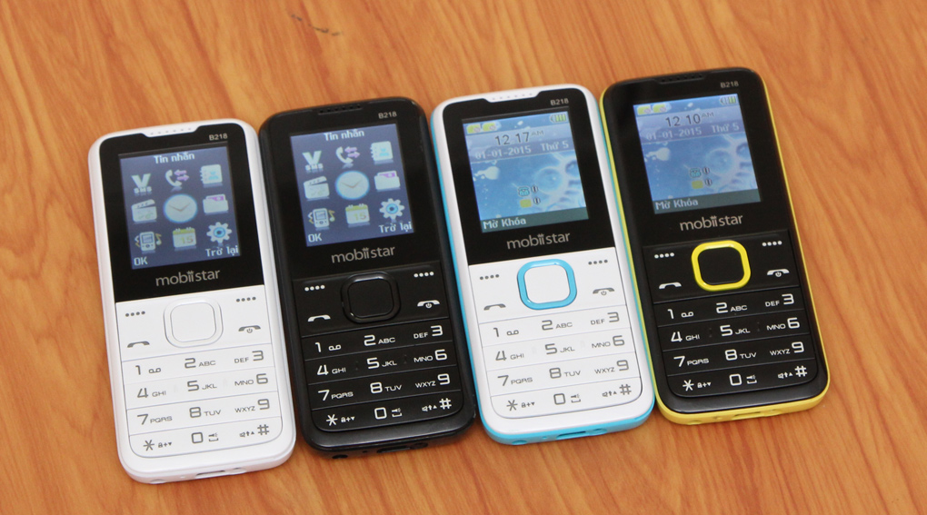 <p>B218 l&agrave; điện thoại phổ th&ocirc;ng gi&aacute; rẻ với thiết kế đơn giản, nhiều m&agrave;u sắc tươi trẻ</p>