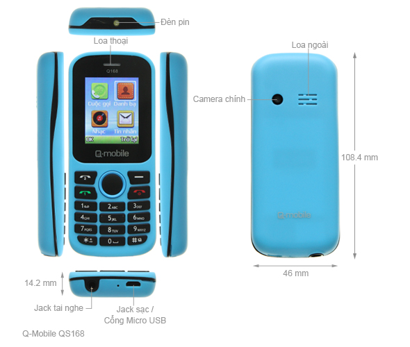 Q-Mobile Q168