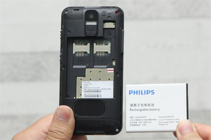 Điện thoại Philips E310 Màu Xám