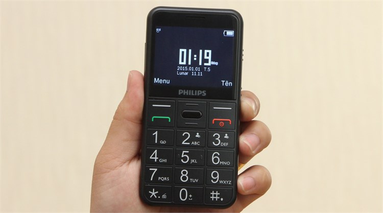 Điện thoại Philips E310 Màu Xám