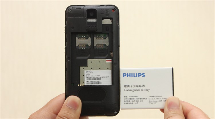 Điện thoại Philips E310 Màu Xám