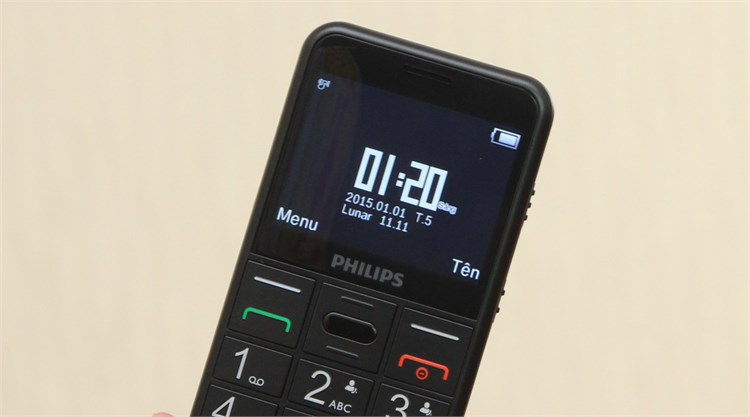 Điện thoại Philips E310 Màu Xám