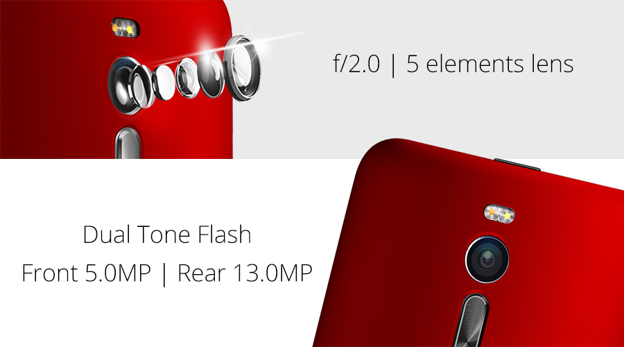 Camera 13 MP đèn flash dual-tone cho ảnh chụp trong điều kiện thiếu sáng tốt, camera selfie 5 MP góc rộng cho ảnh selfie có khung hình lớn hơn.