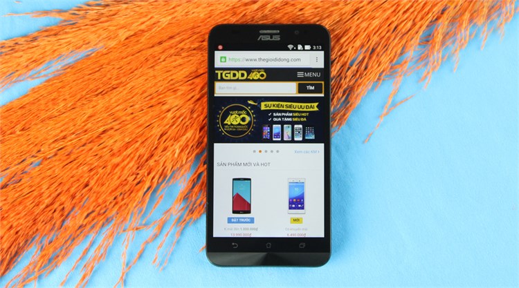 Điện thoại Asus Zenfone 2 1.8Ghz/2G/16G Màu Đen