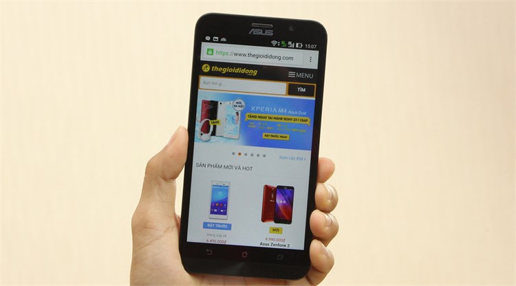 Điện thoại Asus Zenfone 2 1.8Ghz/2G/16G Màu Đỏ