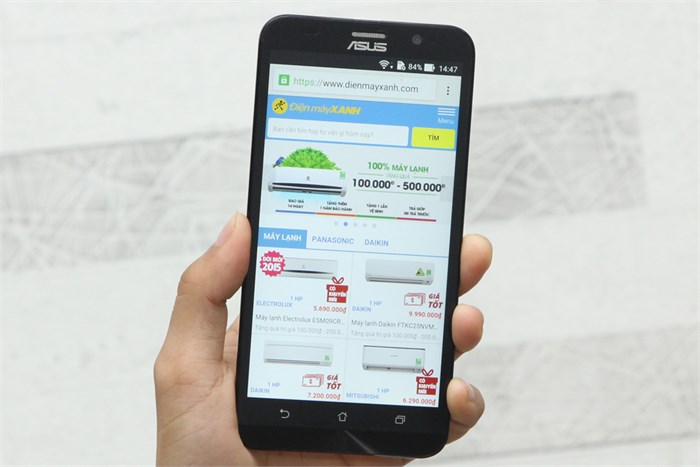 Điện thoại Asus Zenfone 2 1.8Ghz/2G/16G Màu Trắng