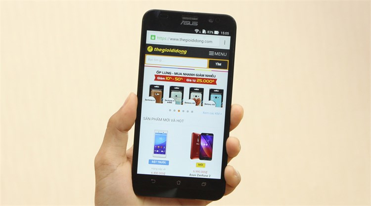 Điện thoại Asus Zenfone 2 1.8Ghz/2G/16G Màu Trắng