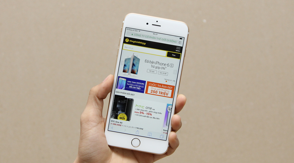 Điện thoại iPhone 6s Plus 16GB Màu Vàng đồng